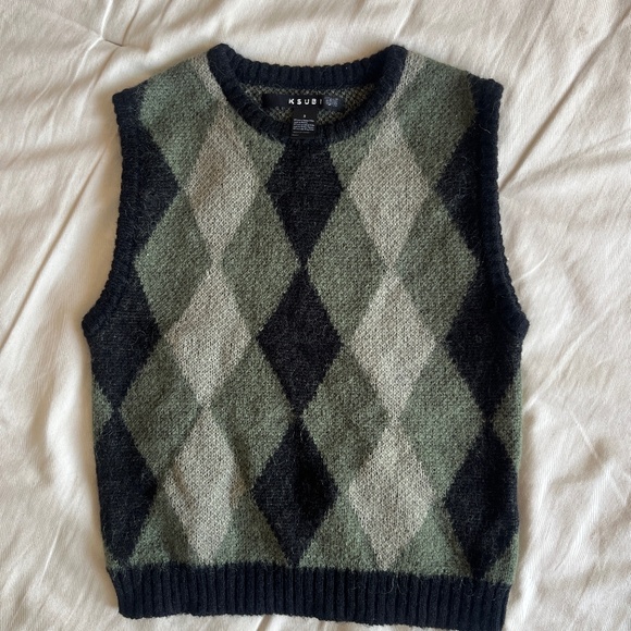 KSUBI green sweater vest/gilet - Picture 6 of 8